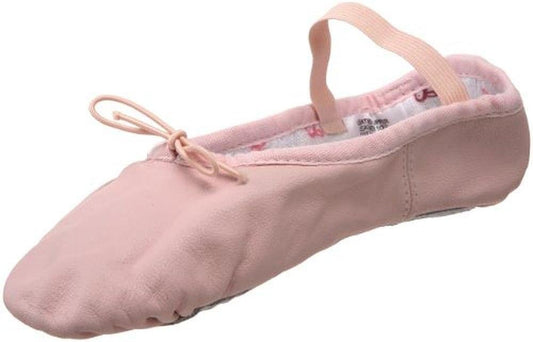 Girl'S Dance Bunnyhop Full Sole Leather Ballet Slipper/Shoe